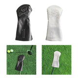 Maxbell Golf Driver Head Cover Skull Fits Driver Professional 1 Wood Golf Club Cover Black