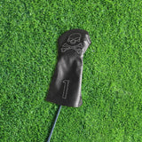 Maxbell Golf Driver Head Cover Skull Fits Driver Professional 1 Wood Golf Club Cover Black