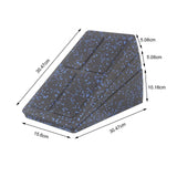 Maxbell 3Pcs Squat Wedge Block Foot Stretcher Slant Board for Yoga Sports Ankle Foot Black