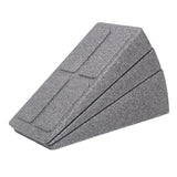 Maxbell 3Pcs Squat Wedge Block Foot Stretcher Slant Board for Yoga Sports Ankle Foot Gray