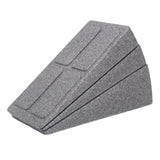 Maxbell 3Pcs Squat Wedge Block Foot Stretcher Slant Board for Yoga Sports Ankle Foot Gray