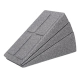 Maxbell 3Pcs Squat Wedge Block Foot Stretcher Slant Board for Yoga Sports Ankle Foot Gray