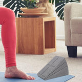 Maxbell 3Pcs Squat Wedge Block Foot Stretcher Slant Board for Yoga Sports Ankle Foot Gray