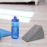 Maxbell 3Pcs Squat Wedge Block Foot Stretcher Slant Board for Yoga Sports Ankle Foot Gray