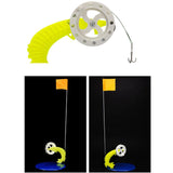 Maxbell 2Pcs Ice Fishing Tip up Durable Compact with Flag for Winter Fishing Outdoor