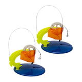 Maxbell 2Pcs Ice Fishing Tip up Durable Compact with Flag for Winter Fishing Outdoor