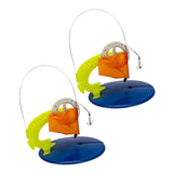 Maxbell 2Pcs Ice Fishing Tip up Durable Compact with Flag for Winter Fishing Outdoor