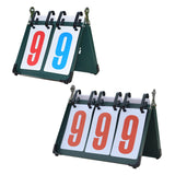 Maxbell Tabletop Score Flippers Multi Sports Scoreboard for Outfoor Soccer Badminton 2 Digits