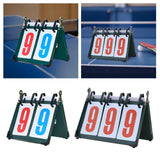 Maxbell Tabletop Score Flippers Multi Sports Scoreboard for Outfoor Soccer Badminton 2 Digits