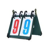 Maxbell Tabletop Score Flippers Multi Sports Scoreboard for Outfoor Soccer Badminton 2 Digits