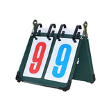 Maxbell Tabletop Score Flippers Multi Sports Scoreboard for Outfoor Soccer Badminton 2 Digits