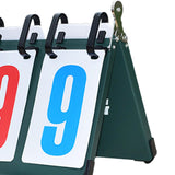 Maxbell Tabletop Score Flippers Multi Sports Scoreboard for Outfoor Soccer Badminton 2 Digits