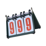 Maxbell Tabletop Score Flippers Multi Sports Scoreboard for Outfoor Soccer Badminton 3 Digits