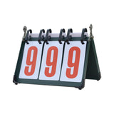 Maxbell Tabletop Score Flippers Multi Sports Scoreboard for Outfoor Soccer Badminton 3 Digits