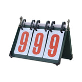Maxbell Tabletop Score Flippers Multi Sports Scoreboard for Outfoor Soccer Badminton 3 Digits