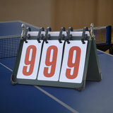 Maxbell Tabletop Score Flippers Multi Sports Scoreboard for Outfoor Soccer Badminton 3 Digits