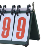 Maxbell Tabletop Score Flippers Multi Sports Scoreboard for Outfoor Soccer Badminton 3 Digits