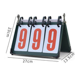 Maxbell Tabletop Score Flippers Multi Sports Scoreboard for Outfoor Soccer Badminton 3 Digits