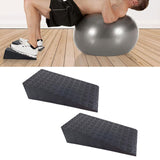 Maxbell 2 Pieces Squat Wedge Blocks Yoga Block for Pilates Strength Training Fitness