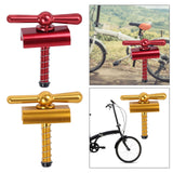 Maxbell Folding Bike Hinge Clamp Tight Fit Bicycle Accessories for Frame Replacement Red
