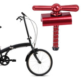 Maxbell Folding Bike Hinge Clamp Tight Fit Bicycle Accessories for Frame Replacement Red