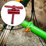 Maxbell Folding Bike Hinge Clamp Tight Fit Bicycle Accessories for Frame Replacement Red