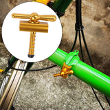 Maxbell Folding Bike Hinge Clamp Tight Fit Bicycle Accessories for Frame Replacement Gold