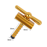Maxbell Folding Bike Hinge Clamp Tight Fit Bicycle Accessories for Frame Replacement Gold