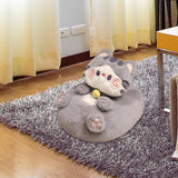 Maxbell Foot Warmer Women Men Creative Comfortable Winter Shoe for Dorm Home Bedroom Gray