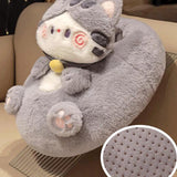 Maxbell Foot Warmer Women Men Creative Comfortable Winter Shoe for Dorm Home Bedroom Gray