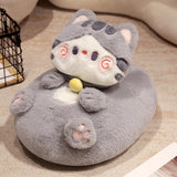 Maxbell Foot Warmer Women Men Creative Comfortable Winter Shoe for Dorm Home Bedroom Gray