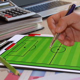 Maxbell Ball Coaching Board Reusable Sports with Marker Pen for Training Competition Soccer