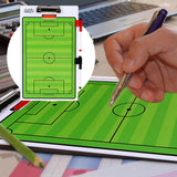Maxbell Ball Coaching Board Reusable Sports with Marker Pen for Training Competition Soccer