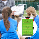 Maxbell Ball Coaching Board Reusable Sports with Marker Pen for Training Competition Soccer