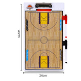 Maxbell Ball Coaching Board Reusable Sports with Marker Pen for Training Competition Basketball