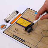 Maxbell Ball Coaching Board Reusable Sports with Marker Pen for Training Competition Basketball