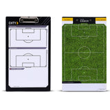 Maxbell Ball Coaching Board Reusable Sports with Marker Pen for Training Competition Lawn Soccer