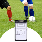 Maxbell Ball Coaching Board Reusable Sports with Marker Pen for Training Competition Lawn Soccer