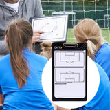 Maxbell Ball Coaching Board Reusable Sports with Marker Pen for Training Competition Lawn Soccer