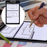 Maxbell Ball Coaching Board Reusable Sports with Marker Pen for Training Competition Lawn Soccer