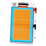 Maxbell Ball Coaching Board Reusable Sports with Marker Pen for Training Competition Volleyball