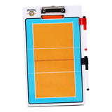 Maxbell Ball Coaching Board Reusable Sports with Marker Pen for Training Competition Volleyball