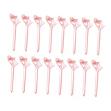 Maxbell 16Pcs Golf Tees Oblique Insertion 10 Degrees Golf Tees Golf Ball Holder 83mm Pink