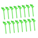 Maxbell 16Pcs Golf Tees Oblique Insertion 10 Degrees Golf Tees Golf Ball Holder 83mm Green