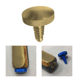 Maxbell Billiard Bumper Durable Cue Bottom Protection Plug Accessories for Equipment Gold