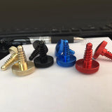 Maxbell Billiard Bumper Durable Cue Bottom Protection Plug Accessories for Equipment Red