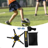 Maxbell Soccer Trainer Football Training Belt Solo Practice Solo Soccer Kick Trainer Yellow Set