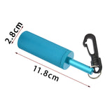 Maxbell Scuba Rattle Stick with Clip Loudest with Hook Handheld Diving Pointer Stick Blue