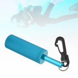 Maxbell Scuba Rattle Stick with Clip Loudest with Hook Handheld Diving Pointer Stick Blue