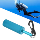 Maxbell Scuba Rattle Stick with Clip Loudest with Hook Handheld Diving Pointer Stick Blue